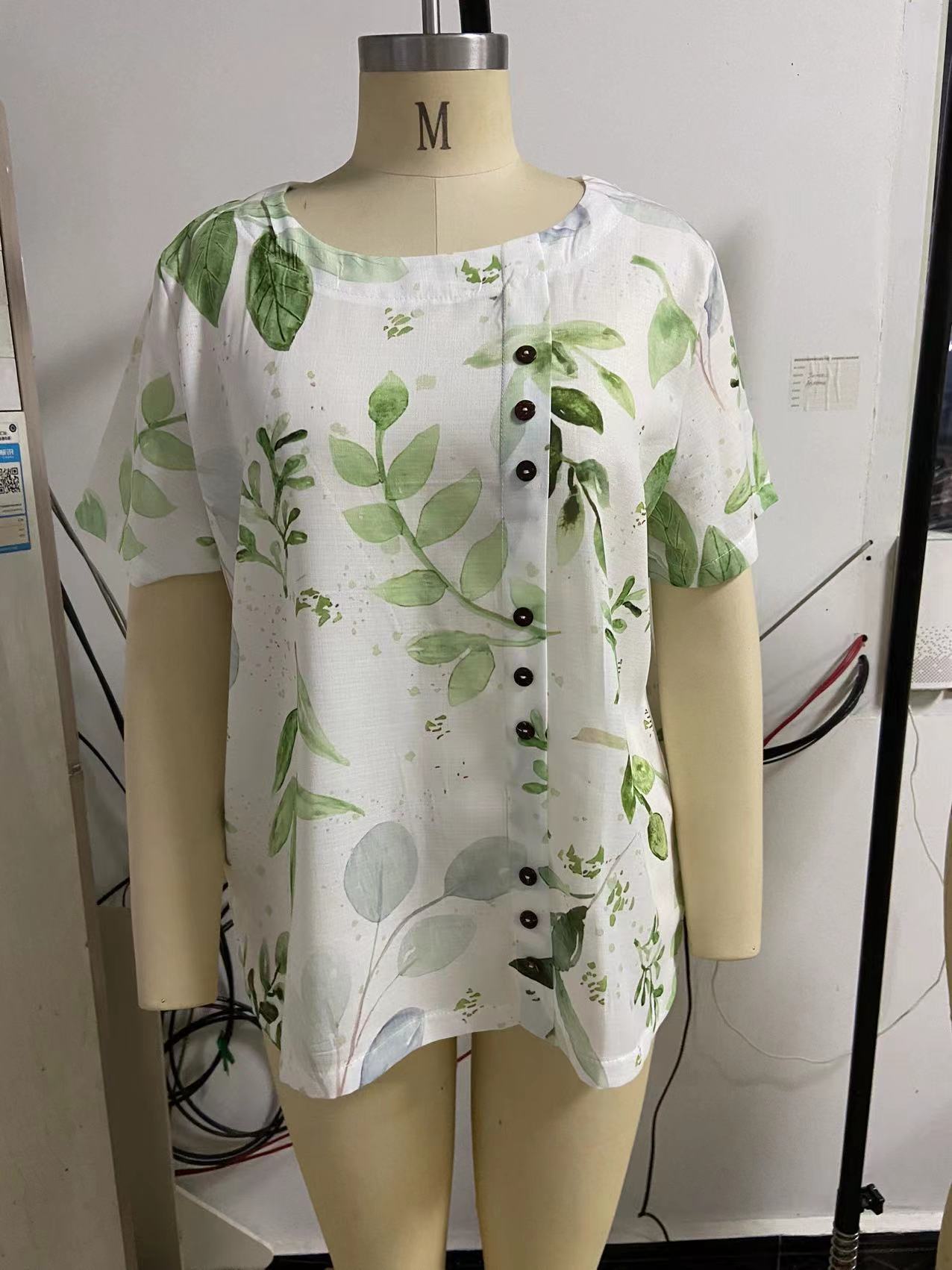 Title 10, Retro Fashion T-shirt voor dames met print, los...