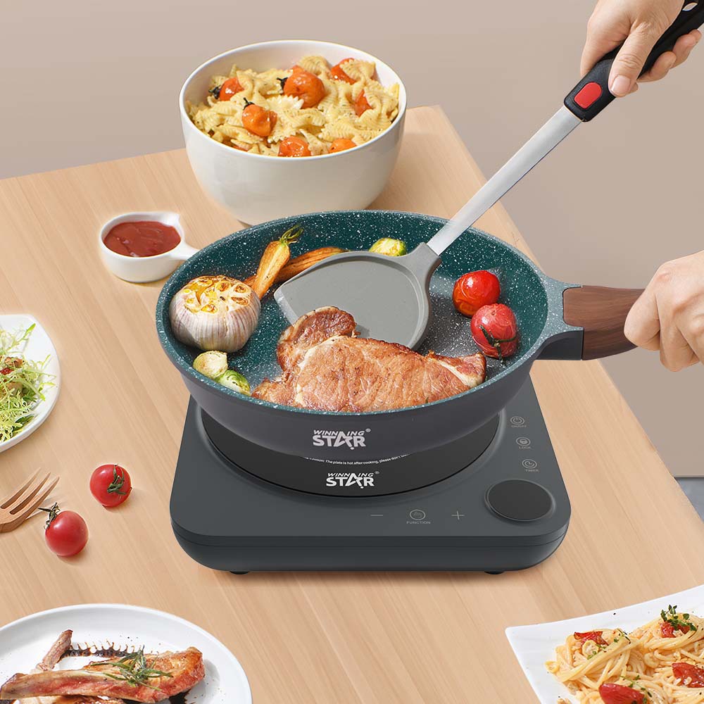 Winning star crossover exclusivamente para ollas de cocina, arroz frito, olla caliente, agua hirviendo, leche hervida, juego de ollas antiadherentes multifuncional