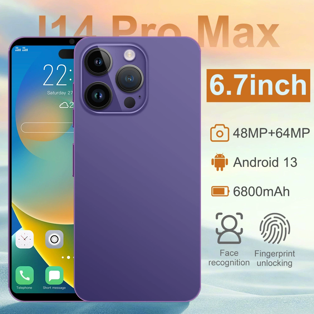 (Cross-border trading), mobile phone, intel core i14, 14 pro max, Android 8.1