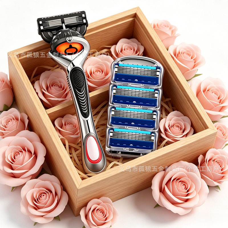 2026 Men's Five-Layer Manual Razor Durable Multi-Layer Stainless Steel Blade Head Portable Shaving Razor 2026 Men's Five-Layer Manual Razor Durable Multi-Layer Stainless Steel Blade Head Portable Shaving Razor