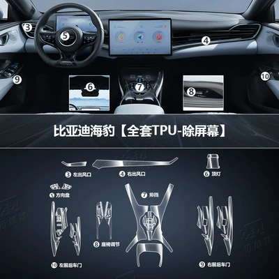 Interior Supplies, Car interior film - seal-full-set-except-screen-tpu-film