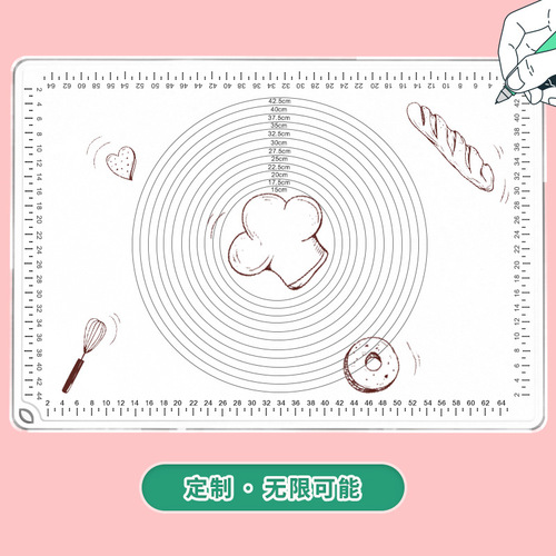 Zhenqiao dough kneading mat silicone mat panel household silicone and panel rolling mat food grade and noodle mat chopping board wholesale