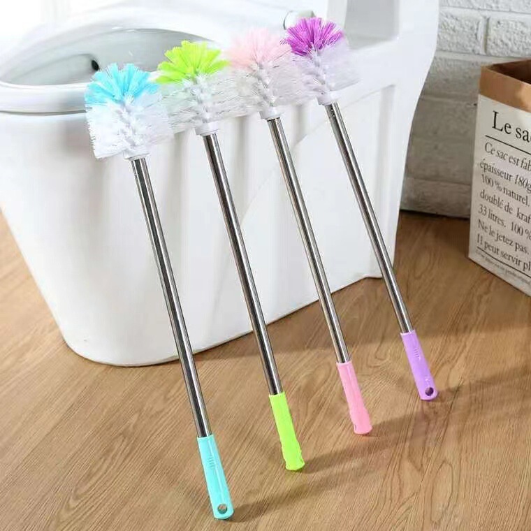 Factory Direct batch stainless steel handle plastic toilet brush wall-mounted sanitary cleaning long handle toilet brush suit wholesale Factory Direct batch stainless steel handle plastic toilet brush wall-mounted sanitary cleaning long handle toilet brush suit wholesale
