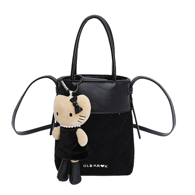 Bolsa de mano transfronteriza de diamante universal bolso de cubo de agua mujer otoño y invierno 2025 nuevo estilo de alta calidad bolso de hombro bolso de viaje