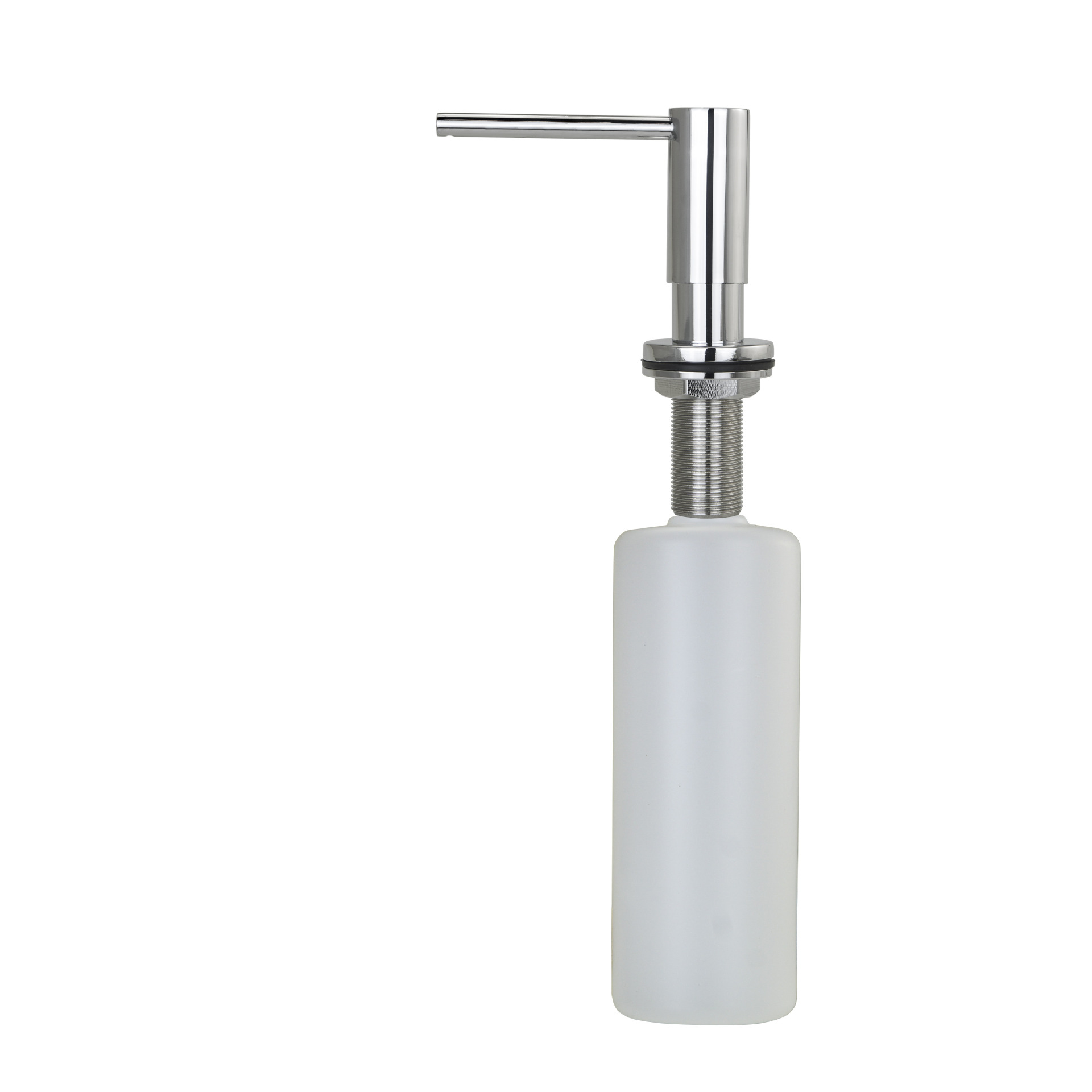 Transfronterizo 304 acero inoxidable prensado jabón dispensador de lavabo de cocina y baño incorporado dispensador de desinfectante de manos image 8