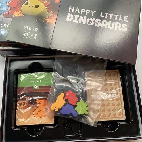 Happy Little Dinosaurs Full English Happy Little Dinosaurs Chess and Card Strategy Board Game Cards