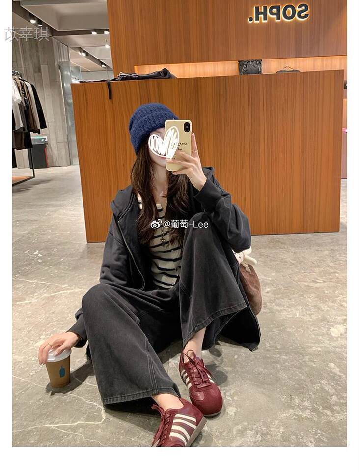 Giày sneaker nữ da thật kiểu Đức cổ điển độn gót 5 cm, lót lông giữ ấm, phối màu phong cách Maillard — Hàng có sẵn màu nâu lót lông, Hàng có sẵn màu nâu, lót lông, Hàng có sẵn màu nâu, lót đơn, Hàng có sẵn, lót đơn màu nâu chi tiết 27