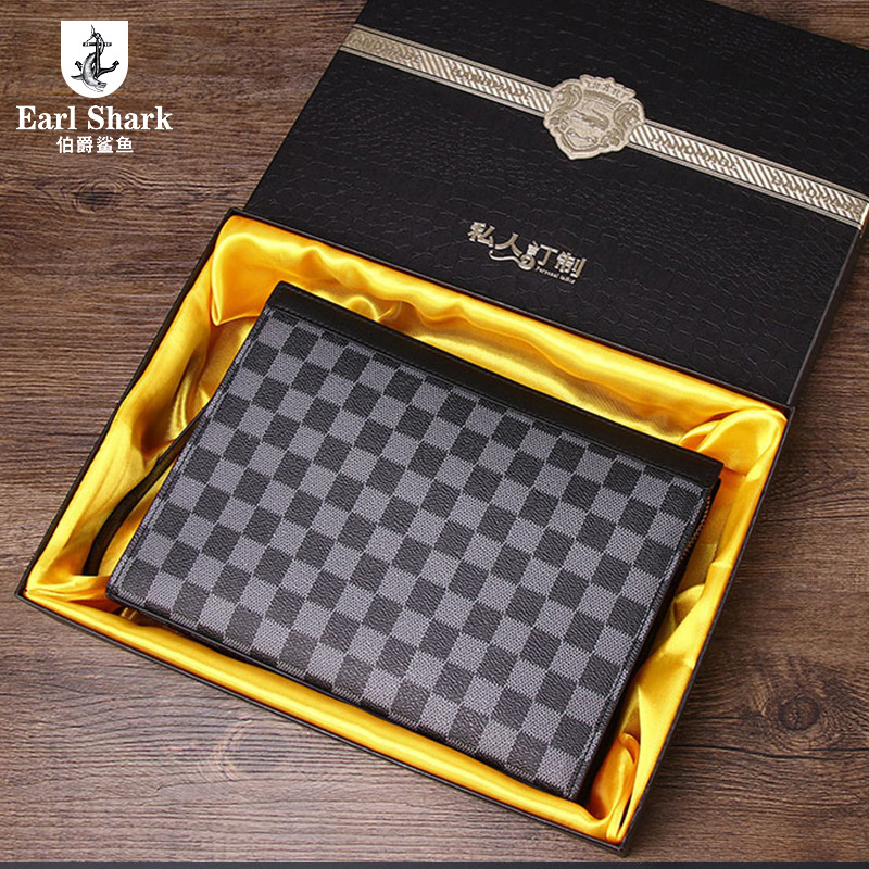 男士手包真皮奢侈品牌手拿包休闲手提夹包手抓包信封包大容量时尚