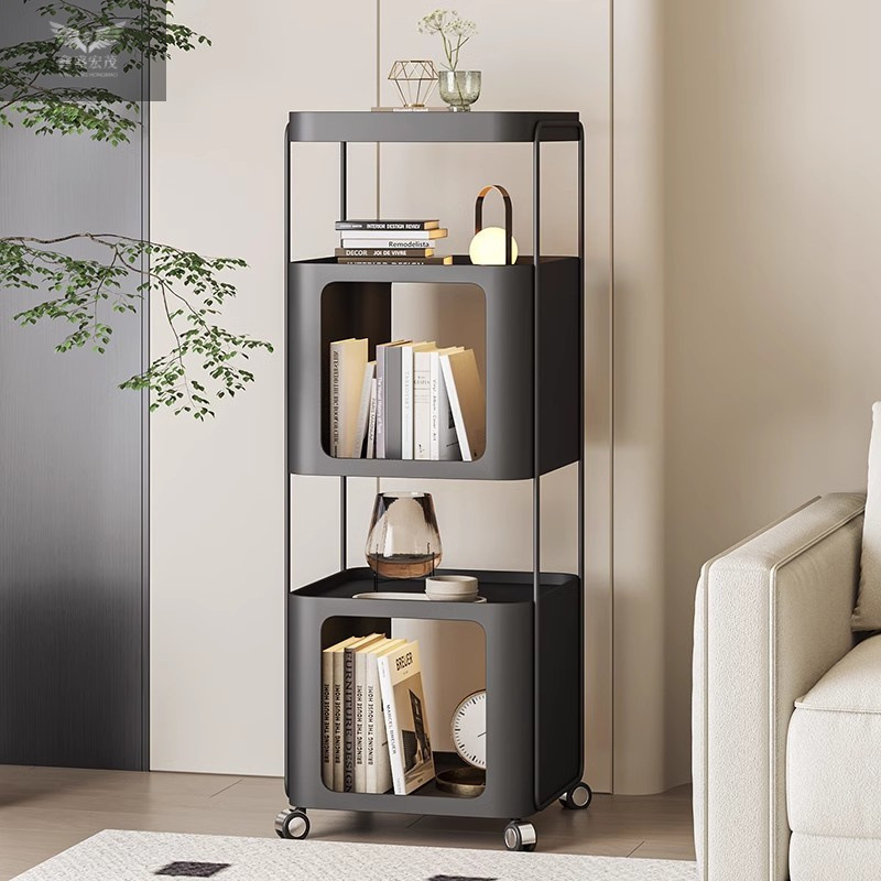 Sofá francés, carrito pequeño, sala de estar, hogar, apartamento pequeño, estante lateral, estantería, estante moderno simple, estilo antiguo
