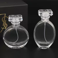 50ML парфюмерная стеклянная бутылка винт парфюмерная бутылка большой емкости спрей флакон духов логотипа шелкография горячего тиснения