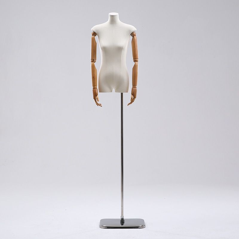 Tienda de ropa de estilo coreano cuerpo plano de alto nivel de mujer mitad de ventana de ropa de mujer muñeca plataforma de exhibición de cuerpo grueso nuevo pecho pequeño