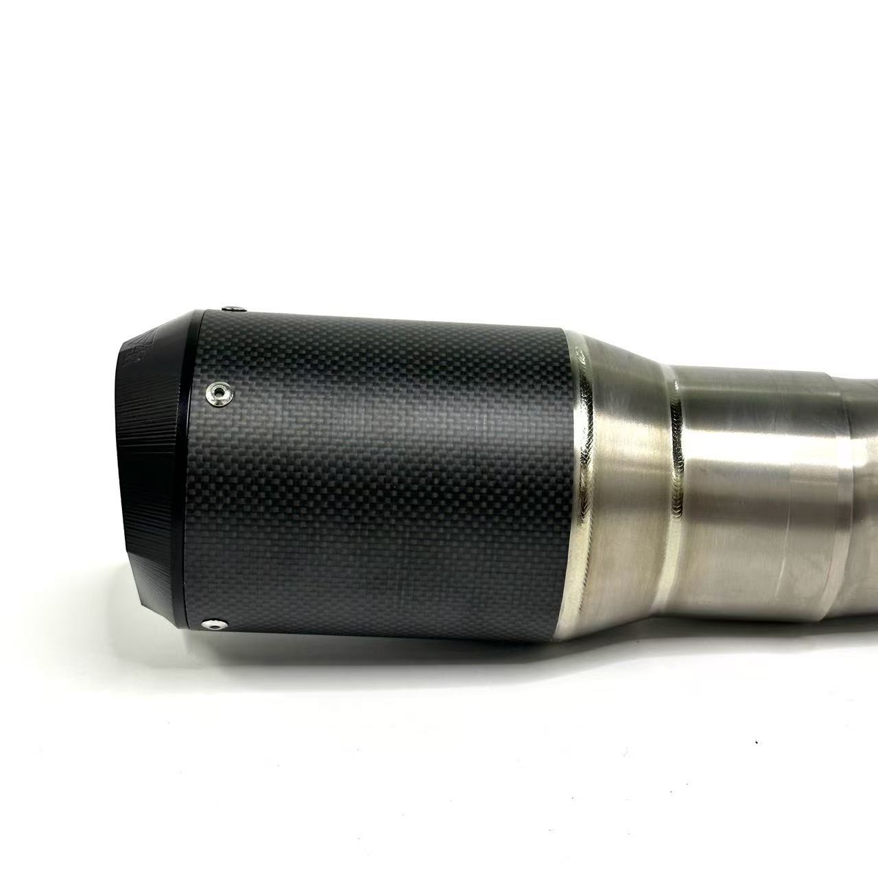Suitable for Kawasaki ZX6R motorcycles, titanium alloy mid-to-rear exhaust, 09-26, direct fit without modification
