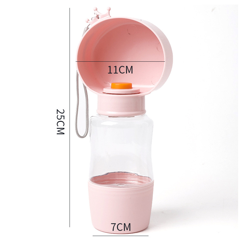 Taza para beber para perros, taza portátil para mascotas original, agua y comida, alimentador de agua al aire libre para perros pequeños y medianos