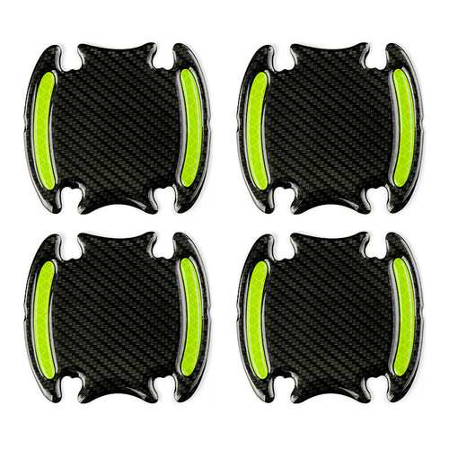 Door anti-collision strips, car door bowl handle protection stickers, paint scratches, carbon fiber pattern stickers, reflective car stickers, glue