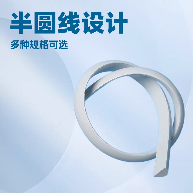 Pvc Soft Line Plastic Edge Trim Strip, Semi-Circular Gypsum Decorative Edge Line, Furniture Cabinet Door Decorative Strip, Durable Edge Sealing