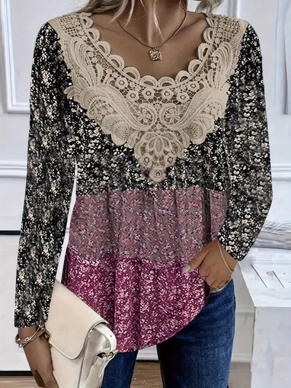 2024 ヨーロッパとアメリカの新しいクロスボーダー婦人服ファッション秋冬トップス Tv 襟 AliExpress Amazon 限定|undefined