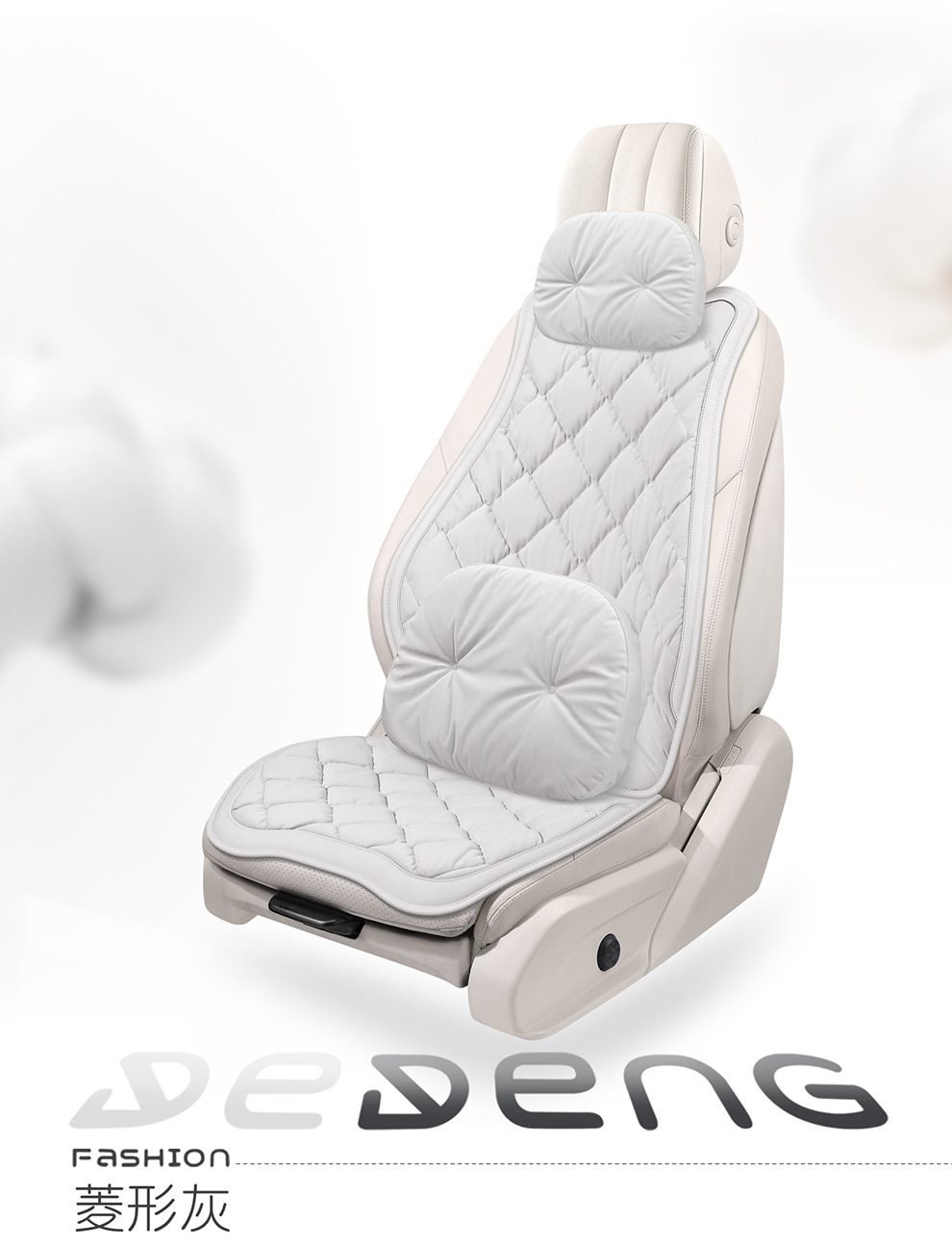 Car Seat Cushion Winter Plush Fabric Seat Pad Car Seat Mat Interior Accessories High-End Decoration Warm Seat Cover Simple