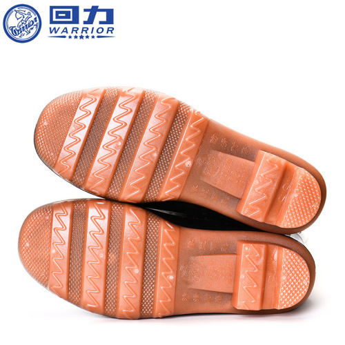 Pull back 513 women's high-top rain boots non-slip wear-resistant rain boots solid color simple non-slip labor protection water shoes work rain boots