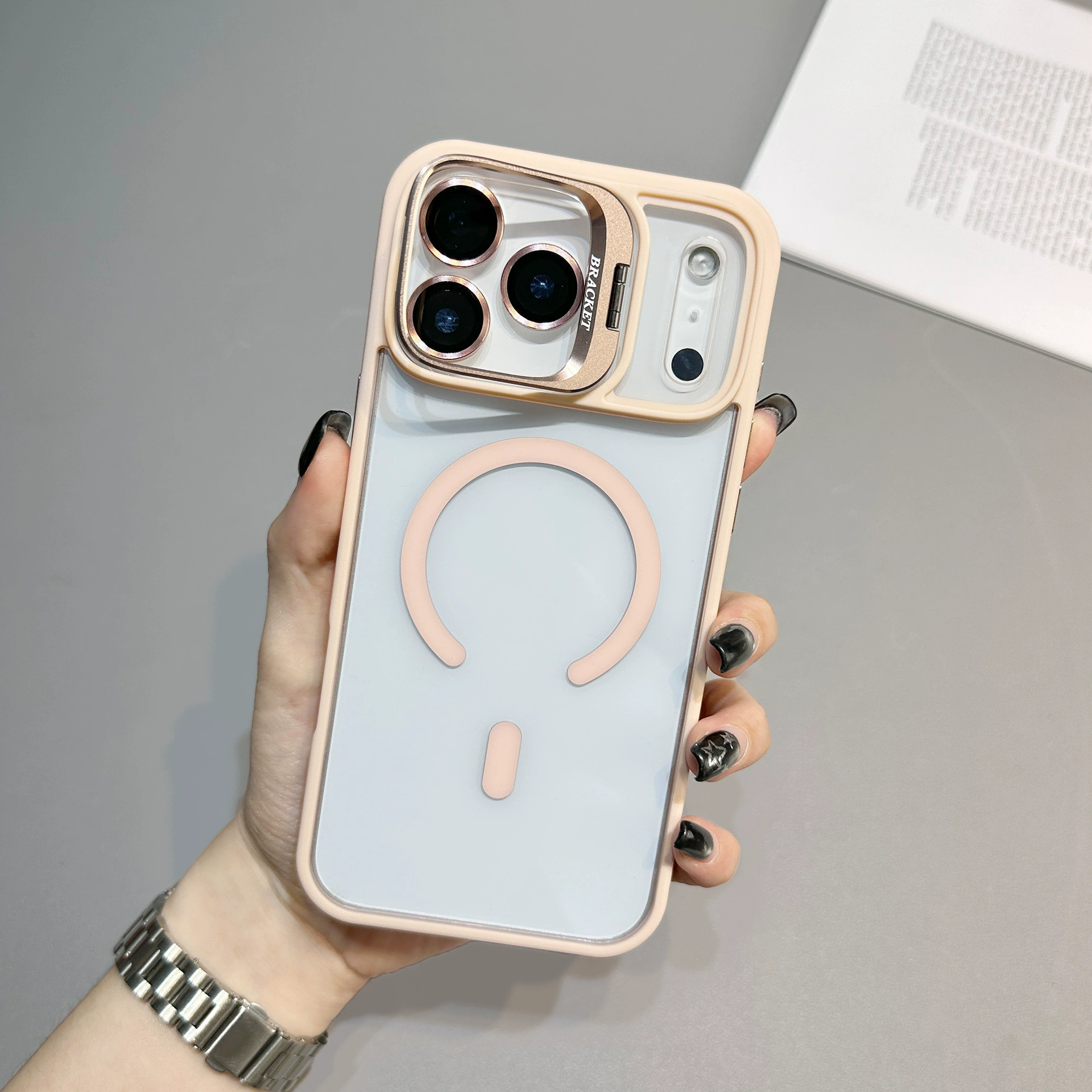 Яблоко, линза, совместимая трубка, iPhone17 Pro, прозрачный чехол, iPhone 16, iPhone16 Pro, защитный чехол, iphone, простой и элегантный дизайн, защита на осень