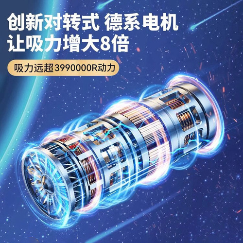 Wireless Car Vacuum Cleaner, High Suction Power, Wireless Handheld Dust Absorber, Household Small Mini Vacuum