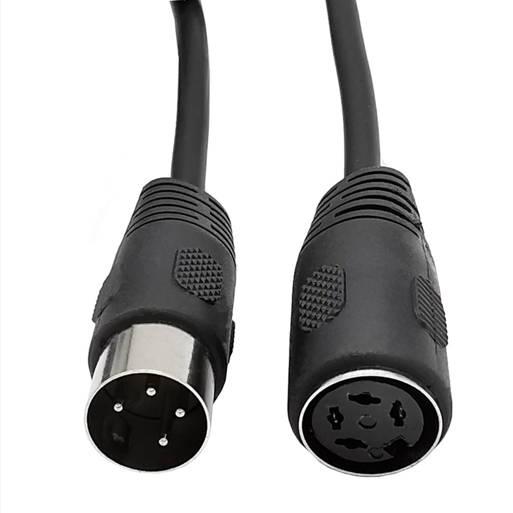 Big DIN line 4pin car audio and video cable Old -style keyboard interface MIDI cable beam big DIN data cable