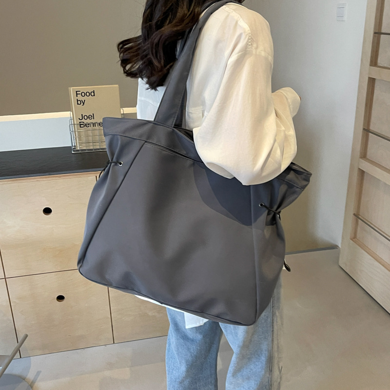 Cross-border wholesale Amazon Lulu same style tote bag outdoor casual handbag yoga large capacity shoulder bag