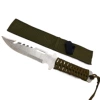 Military green full blade with teeth (middle)