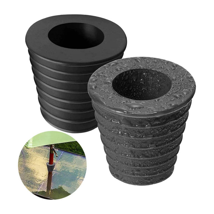 38mm伞桌楔形橡胶套 天台伞桌孔锥形橡胶套 太阳伞桌杆孔橡胶套