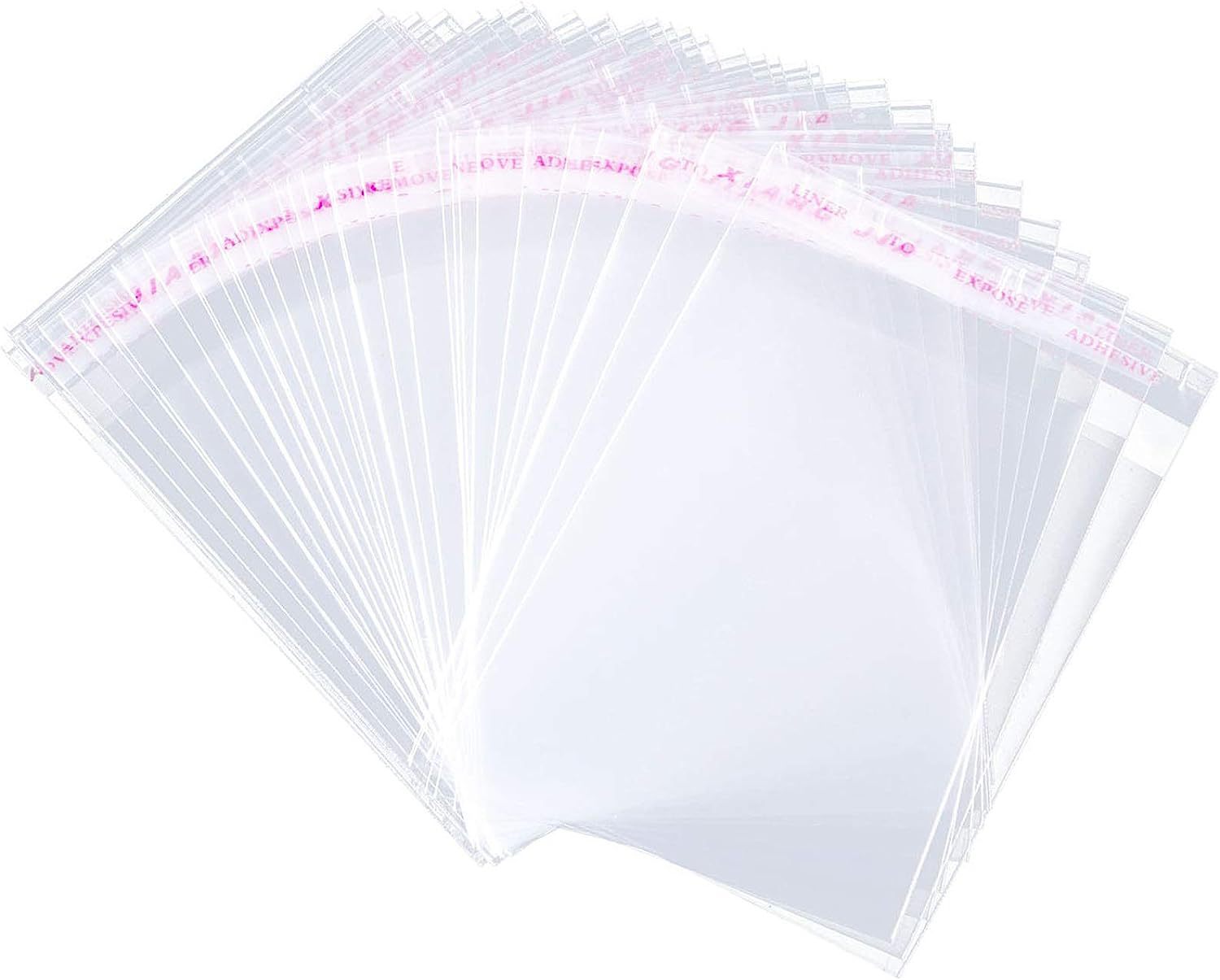 Plastic bag bag OPP ziplock bag self-adhesive bag transparent jewelry necklace bracelet hair rope card jewelry packaging