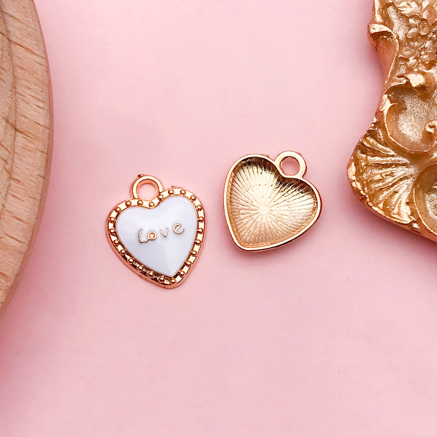 Colgante de vaca corona y nubes, accesorios DIY para llaveros y joyería