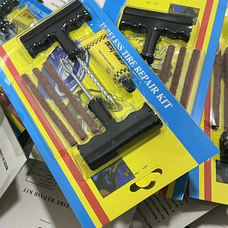 Автомобильные аварийные принадлежности инструмент для ремонта Костюм инструмент для ремонта шин 6 предметов инструмент для ремонта автомобильных шин