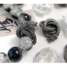 三环盘龙生肖龙本命年手串隔珠材料串珠龙圈diy铜饰品配件批发