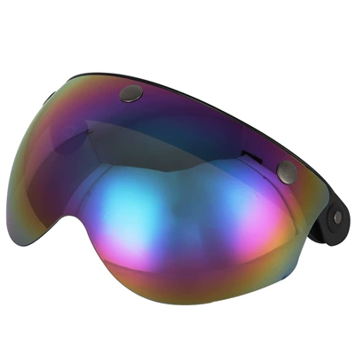 Helmet Accessories Flying Helmet Bubble – Motorcycle Safety Supplies - rainbow-slices
