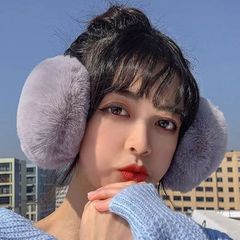 Winter Warm Ear Muffs for Women, Korean-style Cute Student Ear Covers, Plush Protective Earmuffs with Anti-freeze Feature—Foldable for Convenient On-the-Go Wear