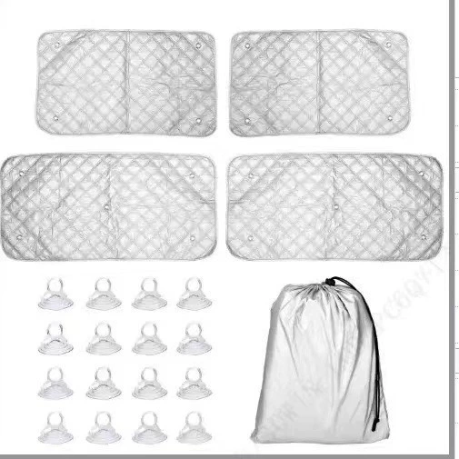 Кемпинг RV подходит для VW T5 Короткая ось задний стеклянный теплозащитный экран RV стеклянный солнцезащитный козырек занавес конфиденциальности 4PCS