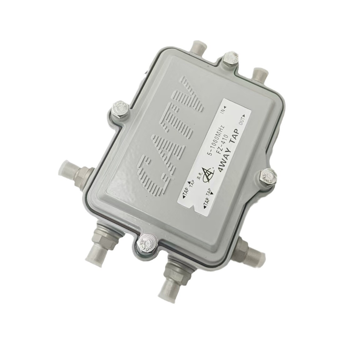 라디오 및 텔레비전 케이블 TV 필드 방수 유형 4 지점 410 폐쇄 회로 텔레비전 신호 전송 분배기 F 헤드 메트릭 시스템