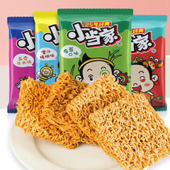 統一小浣熊小當家乾脆麵掌心脆干吃方便麵懷舊零食品乾脆麵