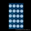 Light gray small dot (6mm diameter) reinforced version of 20 capsules