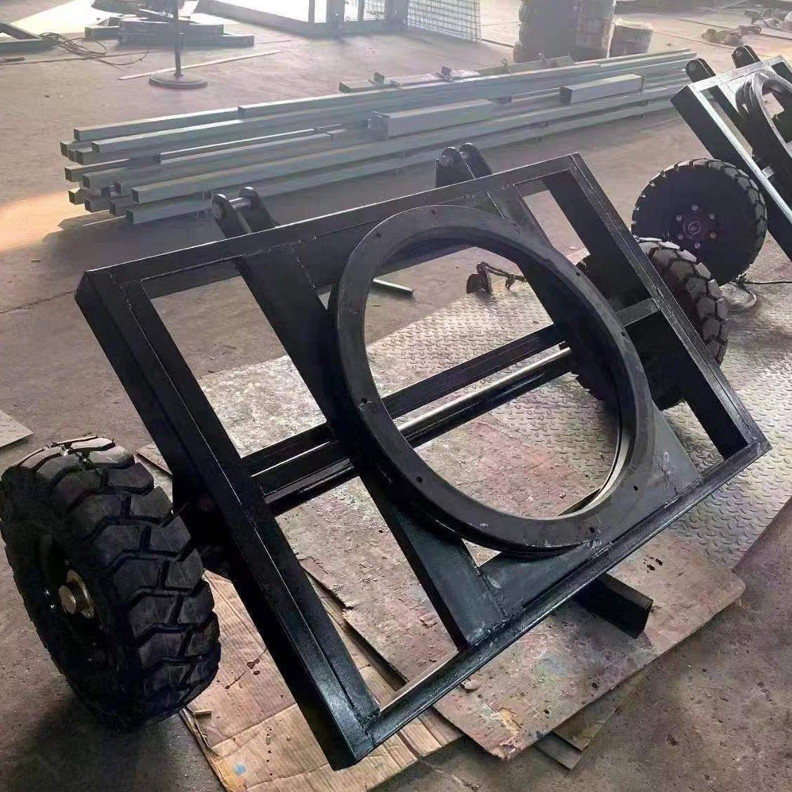 Two-Wheel Universal Turntable Trailer Steering Plate Accessories
