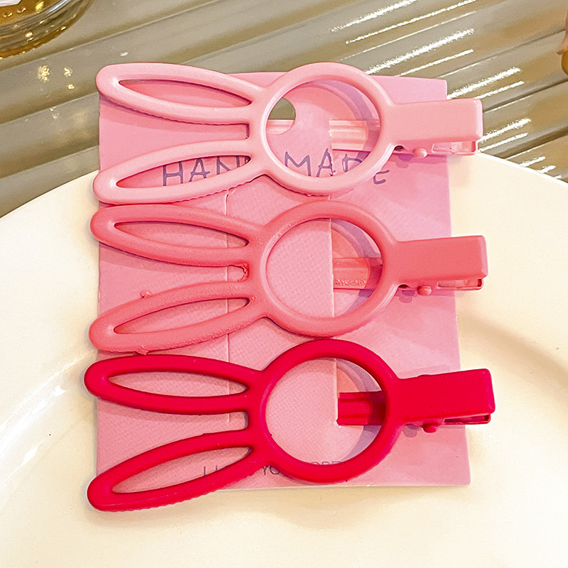 2025 verano pasador de cabello de dopamina colorido lindo frente dulce brocas de cabello rotas no lastimas brocas de cabello adornamientos para el cabello