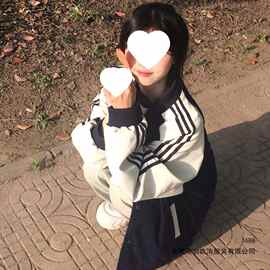 2026春秋新款拼接撞色棒球服韩版宽松外套女情侣国潮牌休闲夹克女