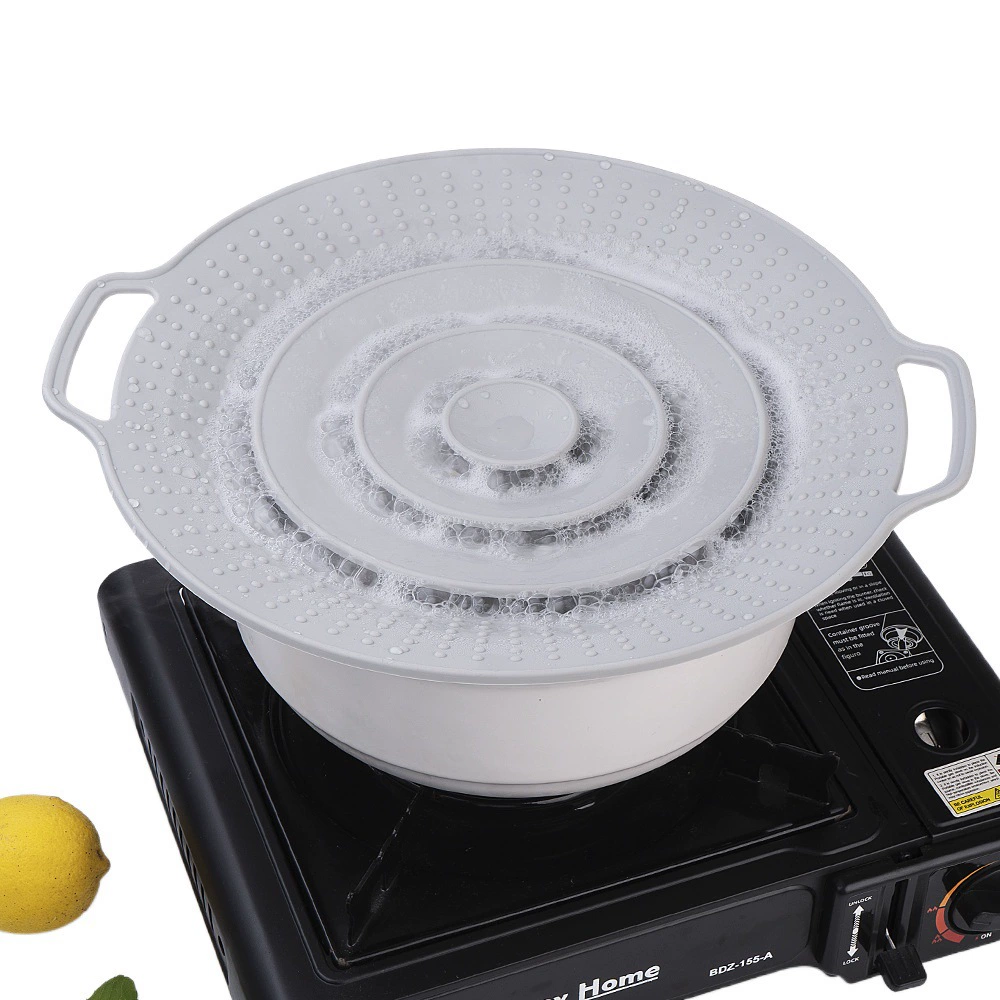 Спотовая силиконовая противоразливная крышка кастрюли