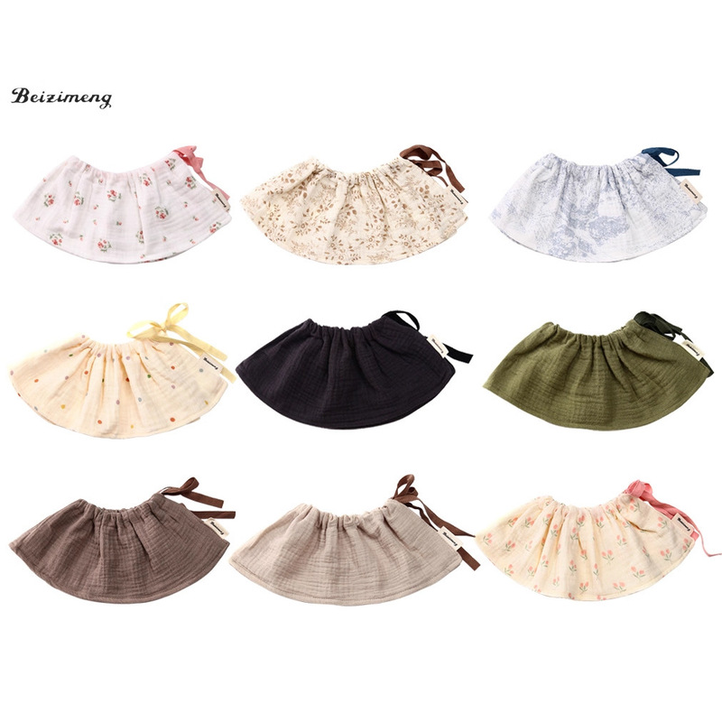 saliva towel baby gauze pure cotton category a autumn and winter ins style bib lace-up baby double-sided korean style one-year-old saliva towel baby gauze pure cotton category a autumn and winter ins style bib lace-up baby double-sided korean style one-year-old