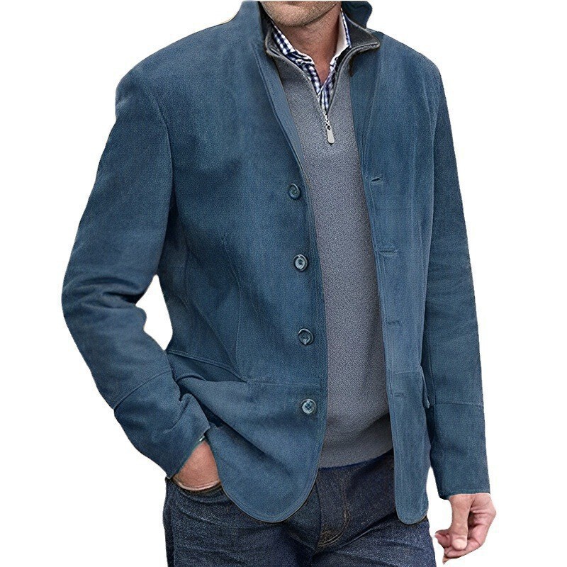 Foreign Trade Autumn and Winter Amazon Men's Jackets European and American Cross-Border Men's Lapel Retro Casual Suit Jackets Men's Clothing Foreign Trade Autumn and Winter Amazon Men's Jackets European and American Cross-Border Men's Lapel Retro Casual Suit Jackets Men's Clothing