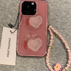 クリエイティブなリンゴの油絵はiphone16 promax携帯ケース15の新型13/14/転倒防止女に適している