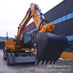 山重13吨轮挖康明斯发动机 液压轮式挖掘机 用于土方施工采矿工程