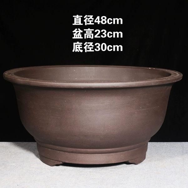 48cm black bowl pot