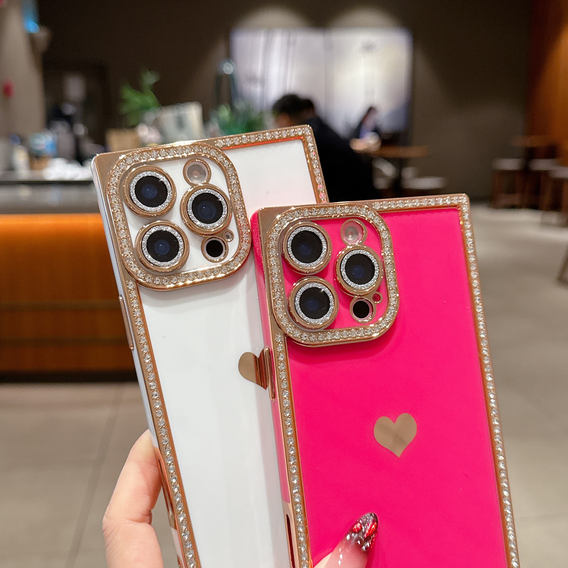 Coque Iphone 17 Avec Bordure Électroplaquée Miroir Anti-chute_voghion.com
