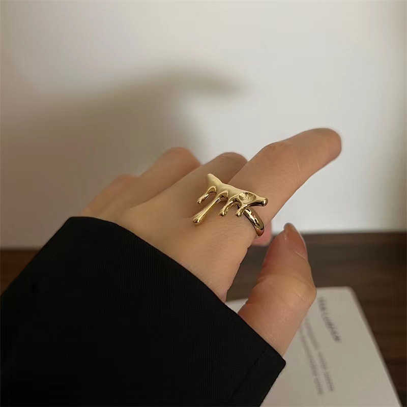 Simple Style Geometric Metal Metal Open Ring display picture 4