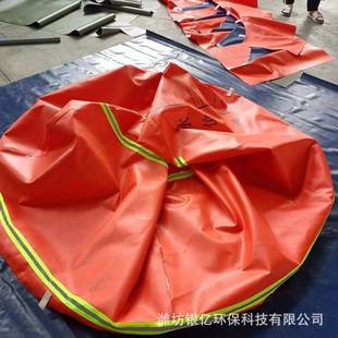Forest fire water storage bag soft foldable water storage tank PVC water bag water storage tank round table water storage bag